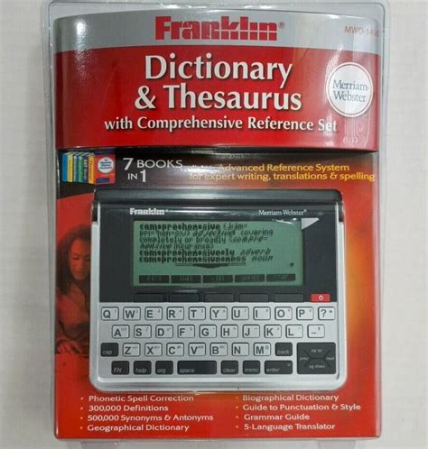 franklin dictionary thesaurus.